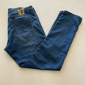 Demolition 1987 Vintage Medium Wash Straight Leg Jeans